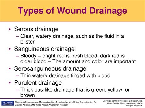 How To Recognize Different Types Of Wound Drainage